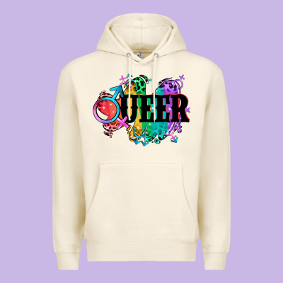 Queer Premium Hoodie Designed By Cowgirlartshop