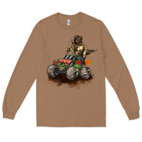 Toasted Coconut monster truck and t rex dinosaur Long Sleeve Tee - LillyAllenDesigns