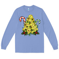 Colony Blue Lightning Softball Christmas Tree Long Sleeve Tee - RanaPortraitStore