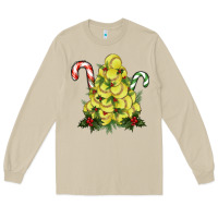 Mushroom Lightning Softball Christmas Tree Long Sleeve Tee - RanaPortraitStore
