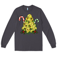 Smoke Lightning Softball Christmas Tree Long Sleeve Tee - RanaPortraitStore