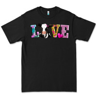 Black love with cow Premium Tee - AdoDesignShop