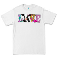 White love with cow Premium Tee - AdoDesignShop