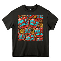 Asphalt back to school with apple seamless pattern Heavy Core Tee - BundleAndBundleShop
