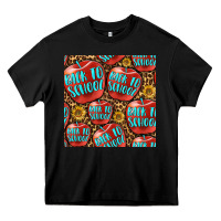 Black back to school with apple seamless pattern Heavy Core Tee - BundleAndBundleShop