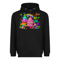 Black pride christmas trees Heavyweight Hoodie - HowdyJamesFarm