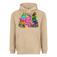 Mushroom pride christmas trees Heavyweight Hoodie - HowdyJamesFarm