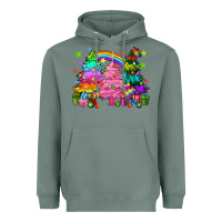 Sage pride christmas trees Heavyweight Hoodie - HowdyJamesFarm