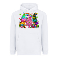 White pride christmas trees Heavyweight Hoodie - HowdyJamesFarm