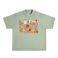 Oil Green nurse Urban Heavy Tee - MaliasSmallBusiness