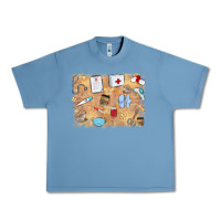 Pebble Blue nurse Urban Heavy Tee - MaliasSmallBusiness