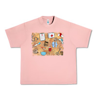 Salmon nurse Urban Heavy Tee - MaliasSmallBusiness