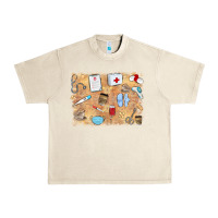 Sandshell nurse Urban Heavy Tee - MaliasSmallBusiness