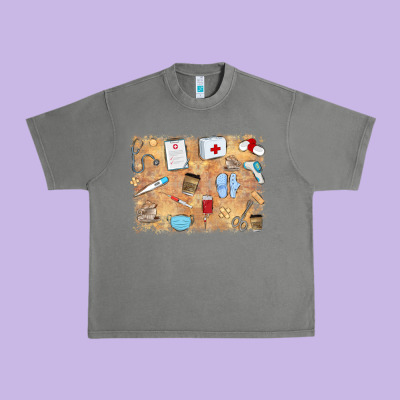 Nurse Urban Heavy Tee Designed By Maliassmallbusiness