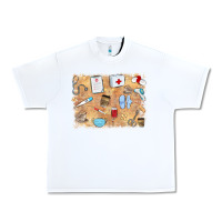 White nurse Urban Heavy Tee - MaliasSmallBusiness