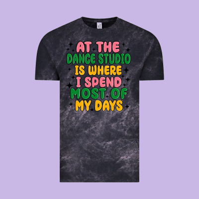 At The Dance Studio Is Where I Spend  Most Of My D Vintage Tee Designed By Maliassmallbusiness