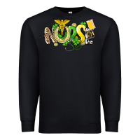 Black Nurse St. Patrick's Day Premium Sweatshirt - HowdyJamesFarm