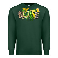 Sports Green Nurse St. Patrick's Day Premium Sweatshirt - HowdyJamesFarm