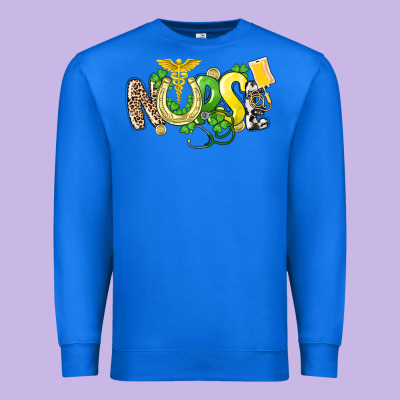 Nurse St. Patrick's Day Premium Sweatshirt Designed By Howdyjamesfarm