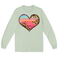 Matcha valentine s day colorful heart Long Sleeve Tee - LillyAllenDesigns