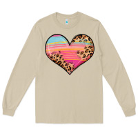 Mushroom valentine s day colorful heart Long Sleeve Tee - LillyAllenDesigns