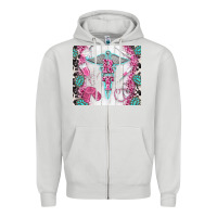 Dove Grey rt Zipper Hoodie - TumblerDesignByShophia