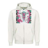 Oatmeal Heather rt Zipper Hoodie - TumblerDesignByShophia