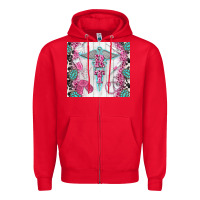 Red rt Zipper Hoodie - TumblerDesignByShophia