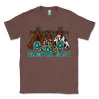 Chestnut Christmas With Tribe Classic Tee - CowhideDigitalArt