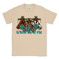 Mushroom Christmas With Tribe Classic Tee - CowhideDigitalArt
