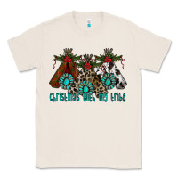 Natural Christmas With Tribe Classic Tee - CowhideDigitalArt