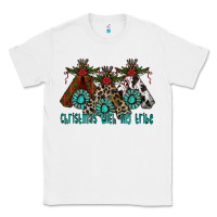 White Christmas With Tribe Classic Tee - CowhideDigitalArt