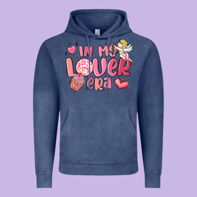 In My Lover Era Valentines Day Vintage Hoodie Designed By Maliassmallbusiness