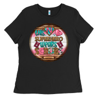 Black nurse round earrings 1 Ladies Tee - BundleAndBundleShop