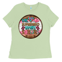Matcha nurse round earrings 1 Ladies Tee - BundleAndBundleShop