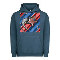 Stripes & Stars Seamless Pattern Urban Hoodie | Teevron