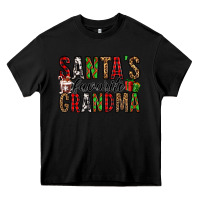 Black santa's favorite grandma Heavy Core Tee - Jasminsmagicworld