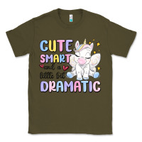 Army Green cute smart and a little bit dramatic Classic Tee - MaliasSmallBusiness