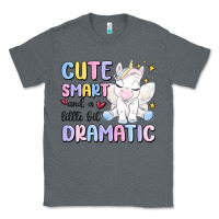 Charcoal Heather cute smart and a little bit dramatic Classic Tee - MaliasSmallBusiness