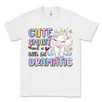 White cute smart and a little bit dramatic Classic Tee - MaliasSmallBusiness
