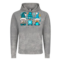 Cloud Rock winter gnomies Vintage Hoodie - NancyCooperArtShop