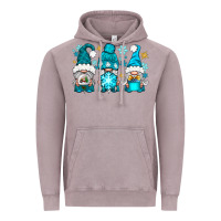 Vintage Zinc winter gnomies Vintage Hoodie - NancyCooperArtShop