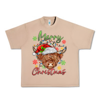 Burro merry christmas cow Urban Heavy Tee - MaliasSmallBusiness