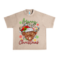 French Oak merry christmas cow Urban Heavy Tee - MaliasSmallBusiness