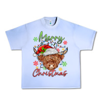 Grape Ice merry christmas cow Urban Heavy Tee - MaliasSmallBusiness
