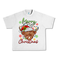 Lunar Rock merry christmas cow Urban Heavy Tee - MaliasSmallBusiness