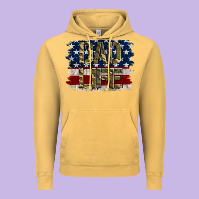 Dad Life Vintage Hoodie Designed By Jasminsmagicworld