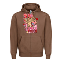 Cupids Candy With Candies Valentine's Day Zipper Hoodie | Teevron