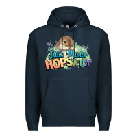 Navy Little mister hops a lot Easter day Premium Hoodie - HowdyJamesFarm