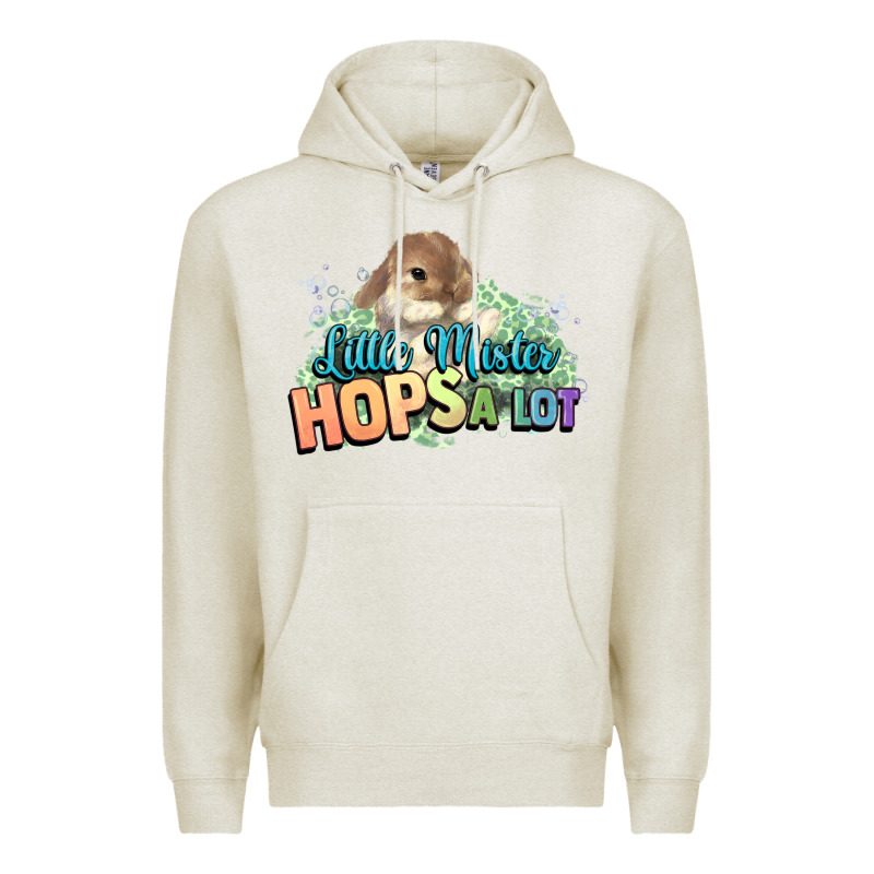 Little Mister Hops A Lot Easter Day Premium Hoodie by HowdyJamesFarm | Teevron